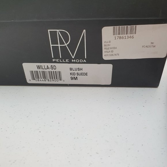 NWT Suede Dusty Pink Round Toe Mary Jane Ballet Flats - Picture 13 of 14